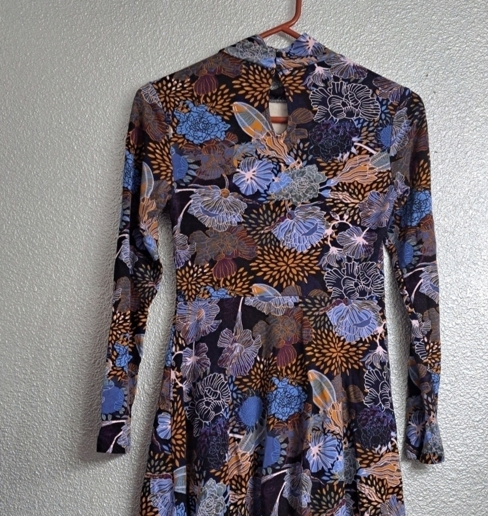 H & M Special Event Wedding Floral Date Night Dress Size S - Picture 3 of 4